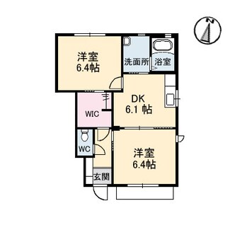 間取図 シャルーズ　Ｂ棟