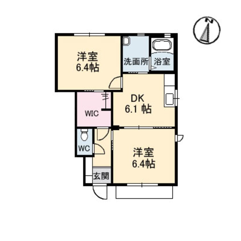 間取図 シャルーズ　Ｂ棟