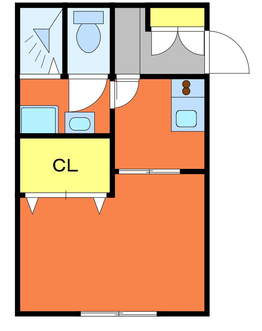 間取図 パスティア新倉敷