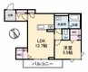 セレーノ 1LDKの間取り