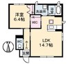 ソルフィオーレ　Ａ棟 1LDKの間取り