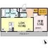 アステール白楽町 1LDKの間取り