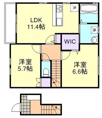 間取図 Square Villa 白楽町
