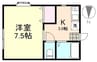 エルエルワン 1Kの間取り