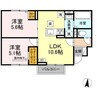 テラス倉敷 2LDKの間取り