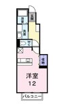 フランＳＹ 1Rの間取り