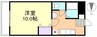 エスポワール 1Kの間取り