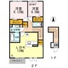 ソリスガーデン 2LDKの間取り