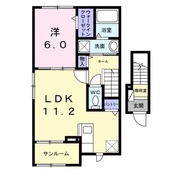 間取図 アリビオ　２５