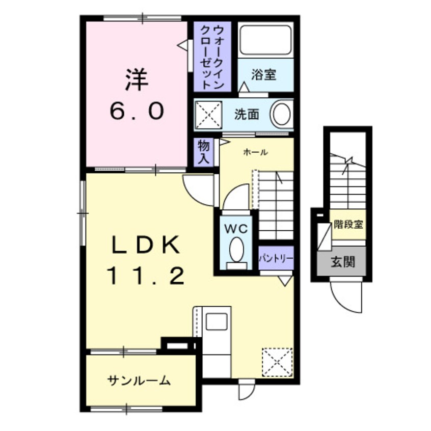 間取図 アリビオ　２５