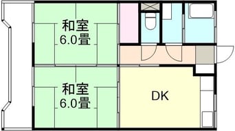 間取図 間野マンション