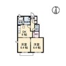 プロムナード　Ｂ棟 2DKの間取り