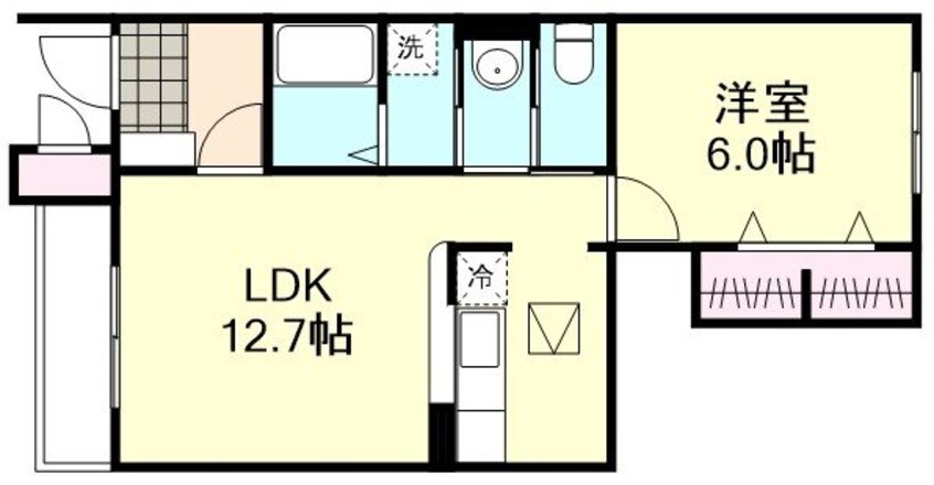間取図 サンクレスト　B
