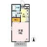 アモロッソ　トリプルS 1Kの間取り