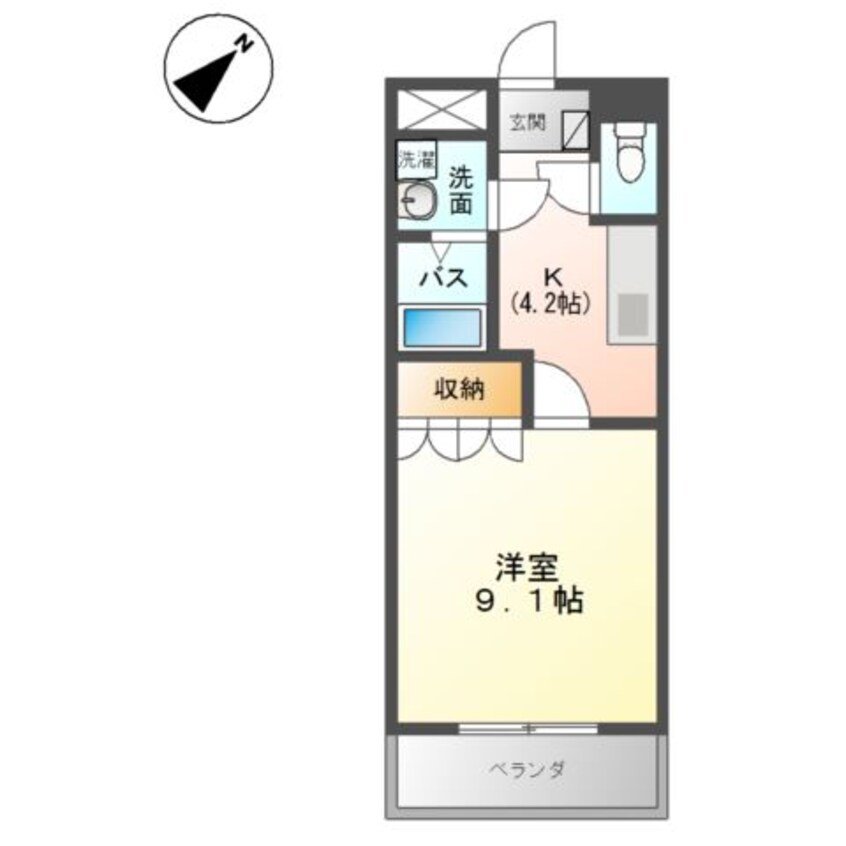 間取図 メゾン羽島