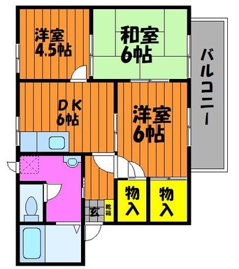 間取図 グリーンフィールド