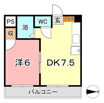 間取図 倉敷イーストコーポ