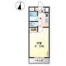 アムールパレスⅡ 1Kの間取り