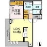 ルナⅦ 1LDKの間取り