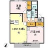 山陽本線（中国）/倉敷駅 バス:15分:停歩32分 2階 築23年 2LDKの間取り