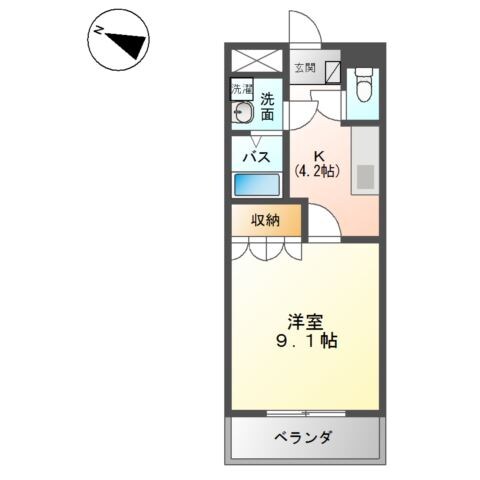間取り図 水島臨海鉄道水島本線/弥生駅 徒歩20分 2階 築20年