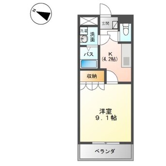 間取図 水島臨海鉄道水島本線/弥生駅 徒歩20分 2階 築20年