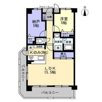 間取図 水島臨海鉄道水島本線/球場前駅 徒歩13分 7階 築30年