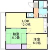山陽本線（中国）/新倉敷駅 徒歩23分 1階 築29年 2LDKの間取り