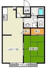山陽本線（中国）/西阿知駅 徒歩27分 1階 築32年 1LDKの間取り