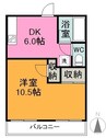 山陽本線（中国）/中庄駅 徒歩36分 1階 築39年 1DKの間取り