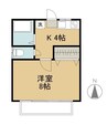 山陽本線（中国）/中庄駅 徒歩17分 1階 築26年 1Kの間取り