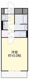 山陽本線（中国）/新倉敷駅 徒歩8分 4階 築29年 1Kの間取り