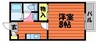 山陽本線（中国）/西阿知駅 徒歩20分 2階 築25年 1Kの間取り