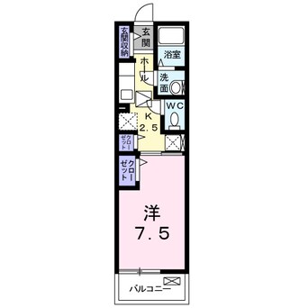 間取図 吉備線<桃太郎線>/総社駅 徒歩9分 1階 築9年