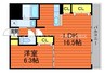 山陽本線（中国）/倉敷駅 徒歩9分 2階 築10年 1LDKの間取り