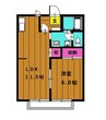 水島臨海鉄道水島本線/栄駅 徒歩20分 2階 築29年 1LDKの間取り