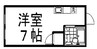 山陽本線（中国）/中庄駅 徒歩7分 1階 築32年 1Kの間取り