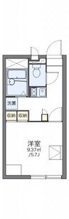 伯備線/備中広瀬駅 徒歩54分 1階 築19年 1Kの間取り