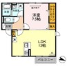 伯備線/清音駅 徒歩18分 2階 築25年 1LDKの間取り