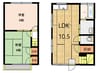 井原鉄道井原線/井原駅 徒歩7分 1-2階 築36年 2LDKの間取り