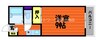 吉備線<桃太郎線>/東総社駅 徒歩14分 1階 築32年 1Kの間取り