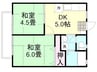水島臨海鉄道水島本線/倉敷市駅 徒歩23分 1階 築36年 2DKの間取り