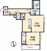 山陽本線（中国）/倉敷駅 徒歩9分 3階 築4年 1LDKの間取り