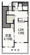 宇野線<宇野みなと線>/早島駅 徒歩13分 1階 築17年 1LDKの間取り