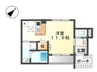 山陽本線（中国）/倉敷駅 バス:20分:停歩8分 1階 築6年 1Kの間取り