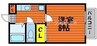 山陽本線（中国）/中庄駅 徒歩19分 2階 築29年 1Kの間取り