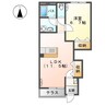 山陽本線（中国）/鴨方駅 徒歩21分 1階 築12年 1LDKの間取り