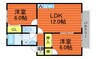 山陽本線（中国）/倉敷駅 徒歩25分 2階 築31年 2LDKの間取り