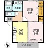 水島臨海鉄道水島本線/福井駅 徒歩9分 2階 築21年 2DKの間取り