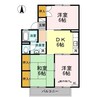 山陽本線（中国）/新倉敷駅 徒歩3分 2階 築29年 3DKの間取り